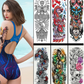 Waterproof full arm tattoo sticker
