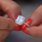 New 3.5 Carat Emulation Diamond Rectangle Princess Ring