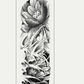 Waterproof full arm tattoo sticker