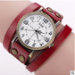 CCQ Vintage Leather Bracelet Watch Antique Women Wrist Watch Casual Ladies Quartz Watch Relogio Feminino 1347