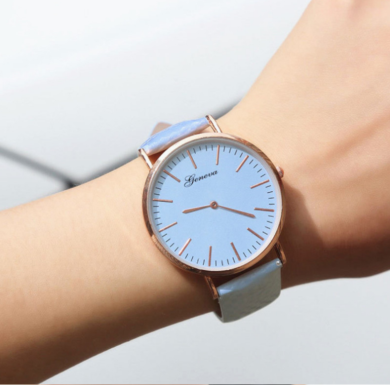 Simple Scale Temperature-sensitive Color-changing Watch