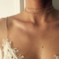 Necklace Short Choker Necklace Jewelry for Women Christmas Crystal Necklace Gold Plated Necklace Silver-plated