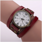 CCQ Vintage Leather Bracelet Watch Antique Women Wrist Watch Casual Ladies Quartz Watch Relogio Feminino 1347
