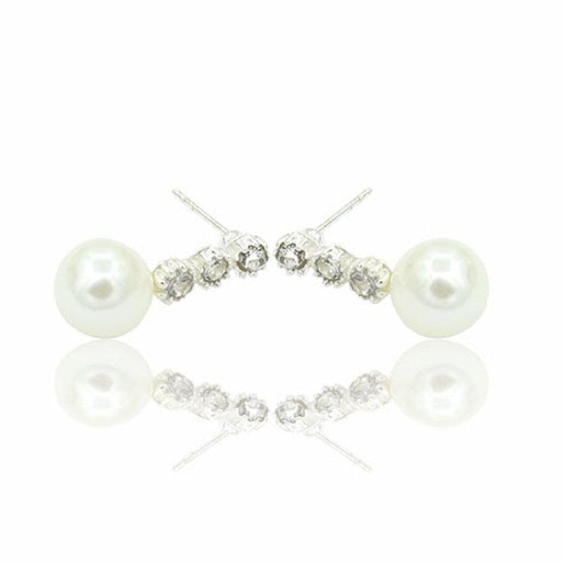 Cute Faux Pearl Studs  Fashion Earrings for Women Party Jewelry Gift