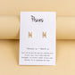 Twelve Constellation Earrings Gold And Silver 12 Zodiac