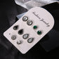 5pairs Round and Drop Jewelry Stud Earrings Modern Fashion Women Earrings