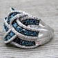 Fashionable European And American Hot Sale Sapphire Ring