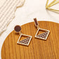 Brown Geometric Drop Ear Dangle Fashion Earrings for Women Party Jewelry Gift
