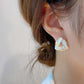 Geometric Triangle Stud Earrings Accessories Gift Women Girl Fashionable Jewelry