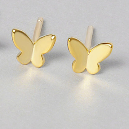 Ladies Butterfly Silver Earrings