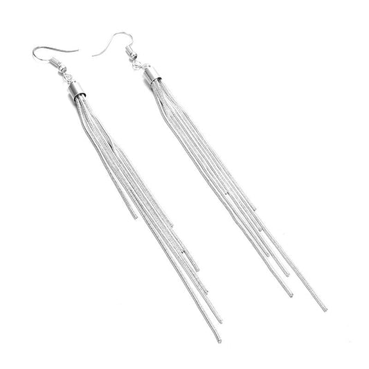 Layered Tassel Drop Ear Dangle Fashion Earrings for Women Party Jewelry Gift