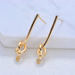 Knot Earrings Dangle Gift for Her Jewelry Accessories Girls Fashion Accessory