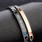 His Queen Her King Black Rose Gold Color Women's Male Chain Crystal Couple Bracelet