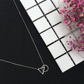 Simple 925 Sterling Silver Geometric Pendant Necklace