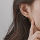 Simple Ear Cuff with Chain Jewelry Fashion Dangle Earrings for Girls Party Birthday Gift