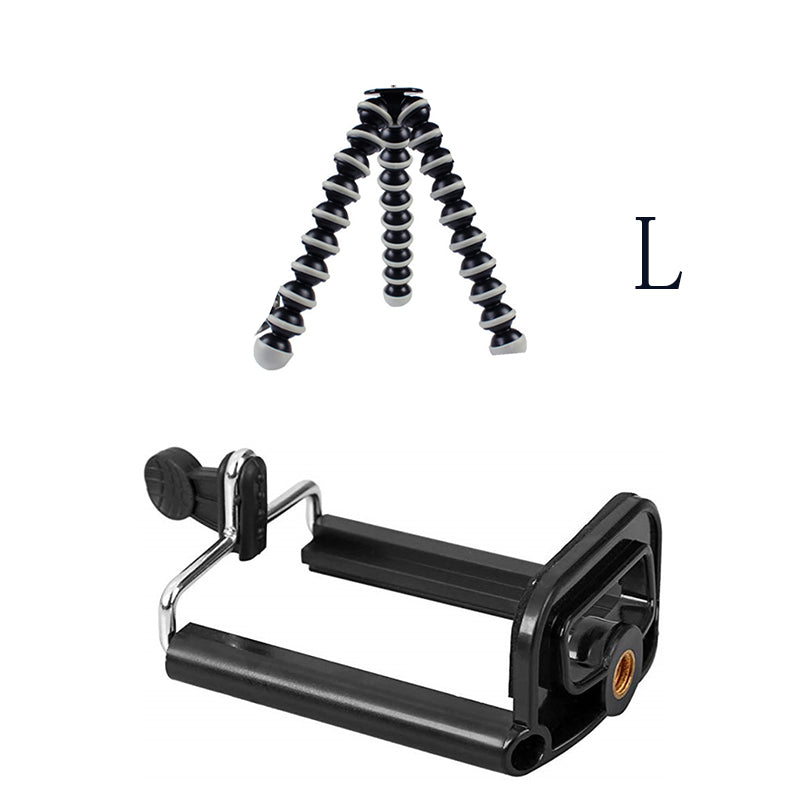 Compatible with Apple, Large Octopus Flexible Tripod Stand Gorillapod for Phone Telefon Mobile Phone Smartphone Dslr and Camera Table Desk Mini Tripod