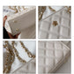 Lingge Chain Bag Fashion Messenger Shoulder