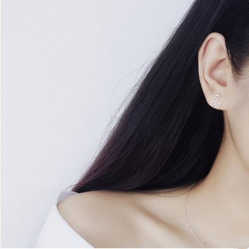 Mini Alpaca Shape Stud Earrings Women Girls Gifts Jewelry Accessories