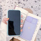 Frosted frame lens phone case