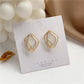 Marbled Stone Design Stud Earrings Dangle Women Fashion Jewelry Jewellery