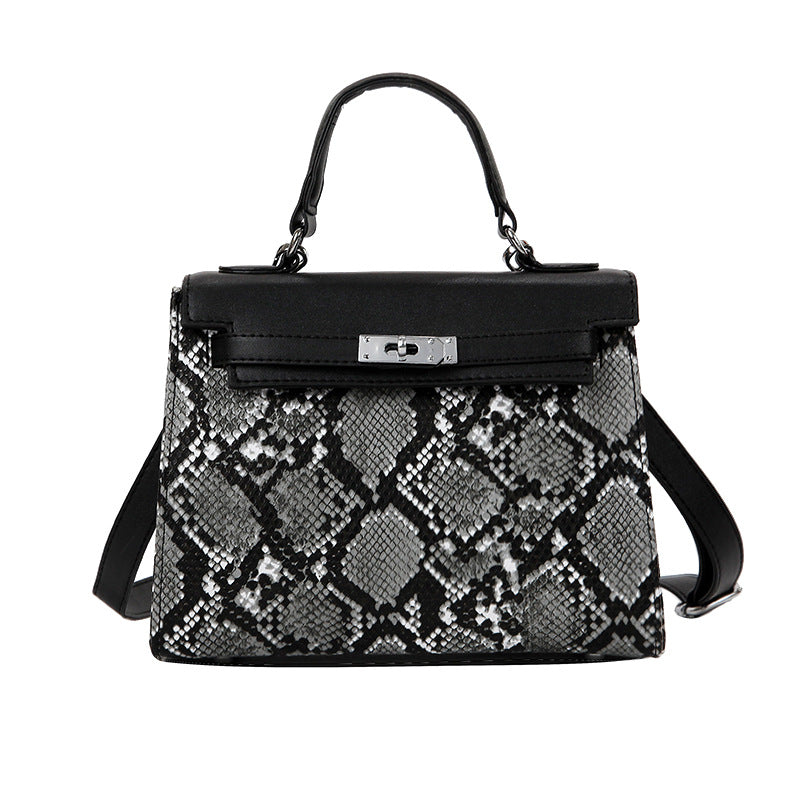 Fashion Snake Platinum Bag