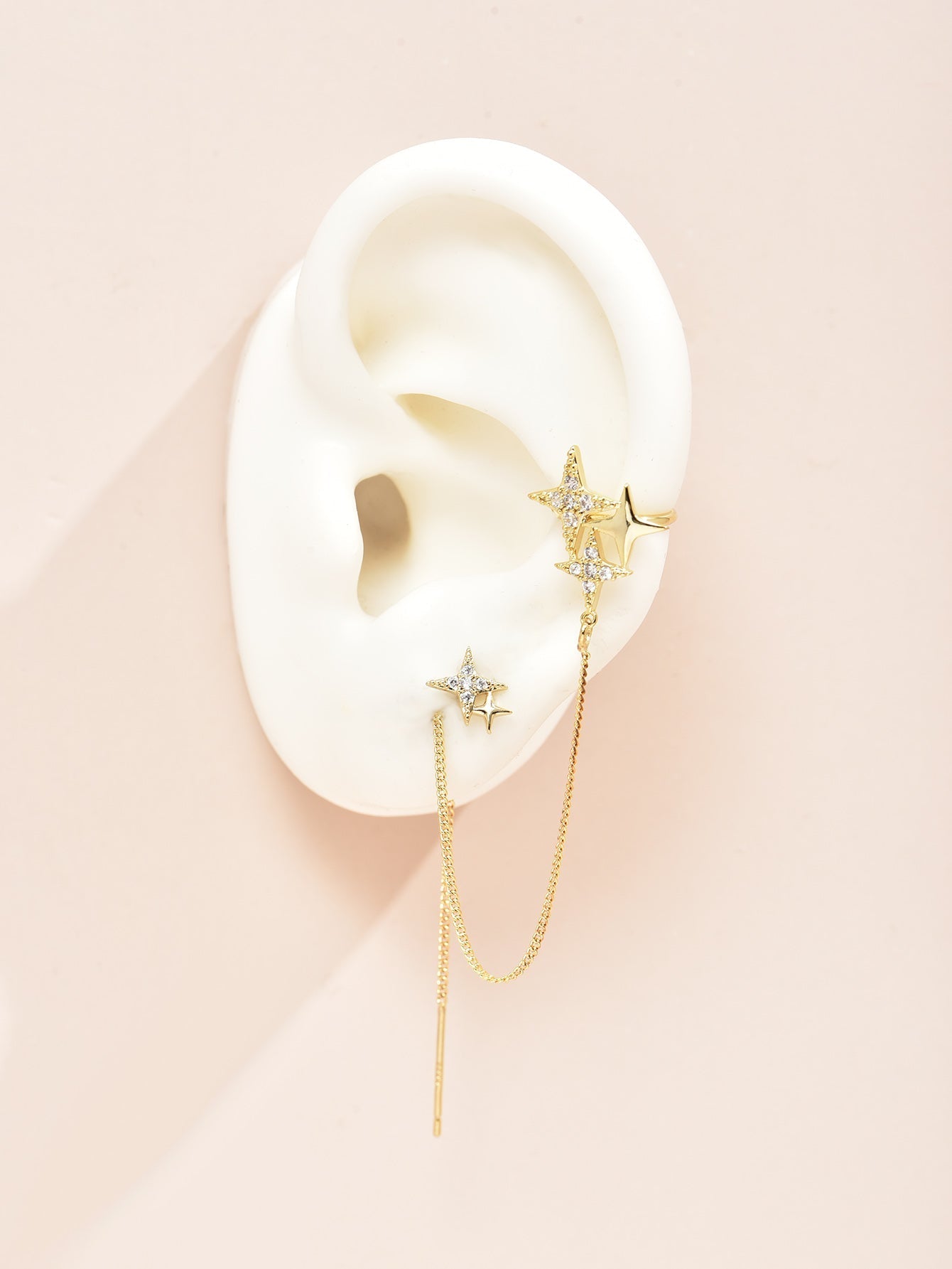 Stars Strings Studs Dangle Earring Exquisite Fashion Earrings For Women