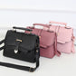 Leather Pu ladies handbag fashion buckle shoulder bag