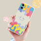 New Style Silicone Phone Case Rainbow Smiley