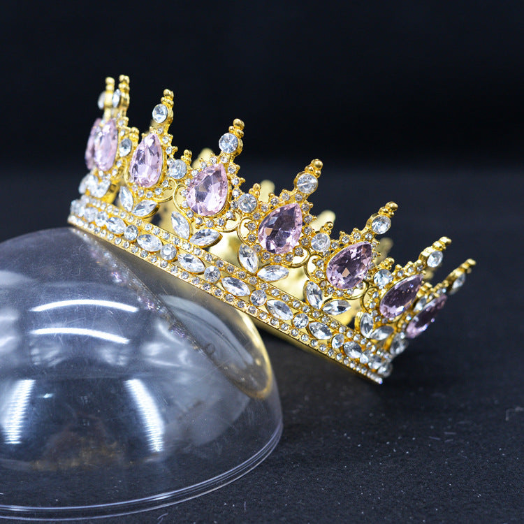 Bride Wedding Atmosphere Round Crown Tiara