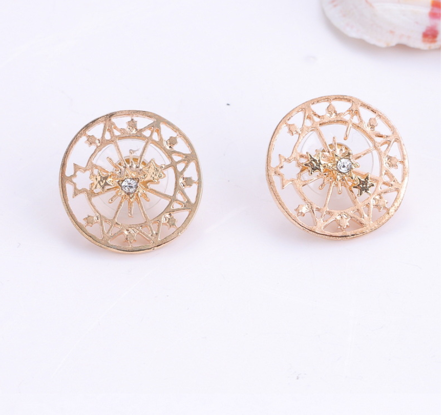 Star Map Stud Earrings Female Girl Fashion Earrings Birthday Holiday Gifts