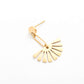 Fan-shaped Female Earrings Popular In Europe And America, Exquisite Earrings Trend