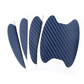 4pcs / set of door stickers carbon fiber scratch-resistant car handle stickers
