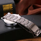 Casual steel belt men's watch couple watch