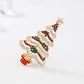 Rhinestone Christmas Tree Brooch