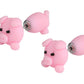 Pink Piggy Soft Clay Cartoon Animal Earrings Female