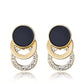 Three Rings Drop Earring Women Jewelry Mom Gift Everyday Wear Earrings