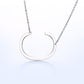 Fabulous Rose Gold Plated Stainless Steel Initial Letter Pendant Necklace