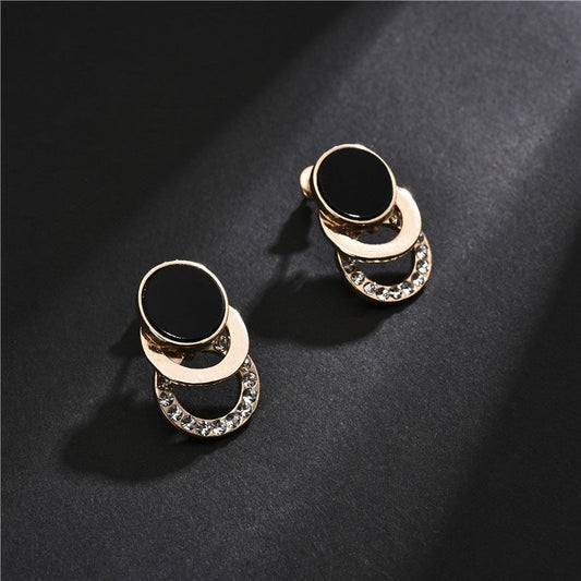 Three Rings Drop Earring Women Jewelry Mom Gift Everyday Wear Earrings