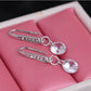 Simple Round Crystal Dangle Earrings Jewelry Accessories Girls Fashion Accessory