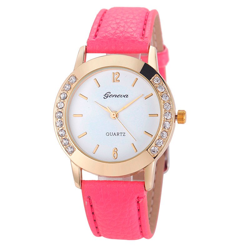 Bilateral Diamond Ladies Belt Casual Watch Geneva Women's Watch With Diamond British Watch