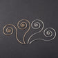 Swirl Ear Stud Fashion Earrings for Women Party Jewelry Gift