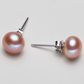 S925 Pure Silver Freshwater Pearl Earrings