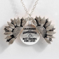 Sunflower Double-layer Lettering Necklace