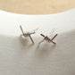 Metal Spring Stud Earrings Women Jewelry Mom Gift Everyday Wear Earrings