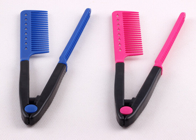 V-shaped clip messy hair comb