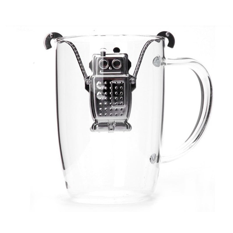 Tea strainer with handle