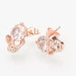 Rhinestone Skull Stud Earrings for Women Girls Fashion Earrings Piercing Jewelry