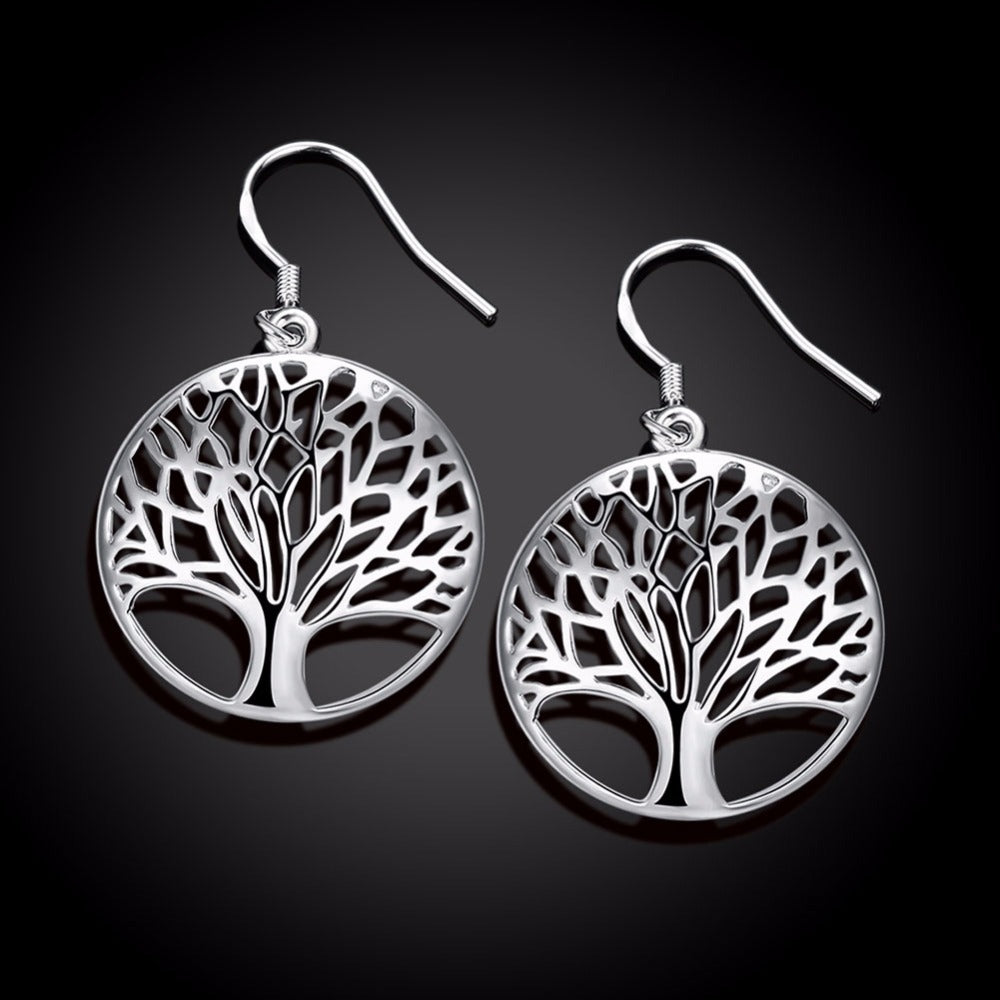 Tree Pendant Jewelry Fashion Dangle Earrings for Girls Party Birthday Gift