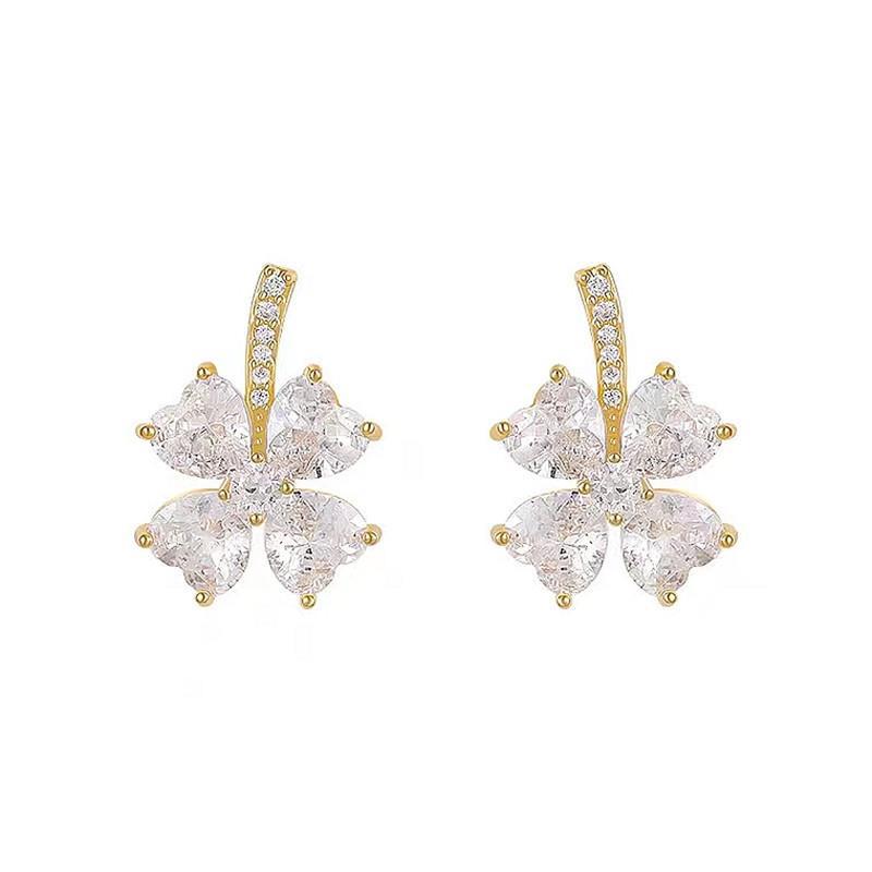 Clower Stud Earrings Women Jewelry Mom Gift Everyday Wear Earrings