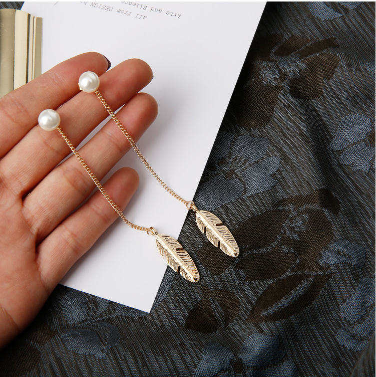 Feathers Tassel Pendant Gift Earrings Dangle Women Fashion Jewelry Jewellery